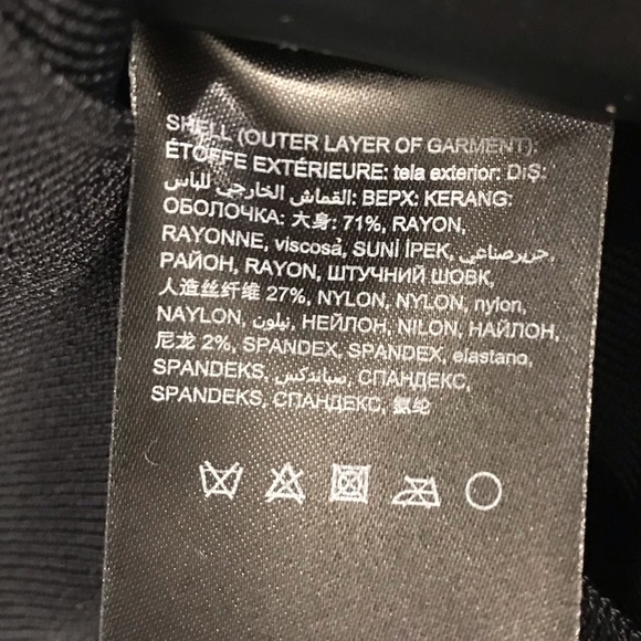 bebe Black & White One Shoulder Bandage Top with Ruffles - Picture 6 of 6